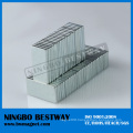 3/8′′x1/8′′x1/16′′ N45 NdFeB Block Magnets w/Ni coating